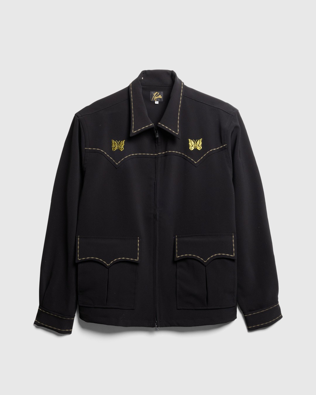 Needles Double Cloth Western Sport Jacket Black Highsnobiety Shop